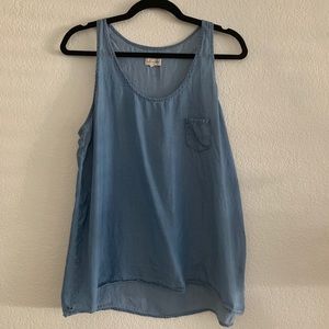 Madison Jules Denim Top